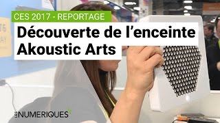 CES 2017  Présentation de lenceinte révolutionnaire A dAkoustic Arts [upl. by Triplett57]