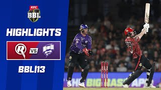 Melbourne Renegades v Hobart Hurricanes  BBL13 [upl. by Shari]