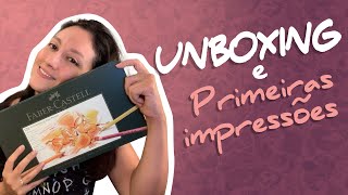 UNBOXING POLYCHROMOS FABERCASTELL  120 Cores [upl. by Luther716]