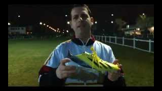 Prova sul campo delle scarpe Adidas Adizero F50 con miCoach Speedcell [upl. by Nywnorb237]