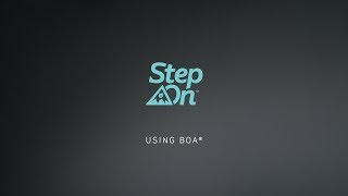 Burton Step On™ Tutorial  Using BOA® [upl. by Shurwood]