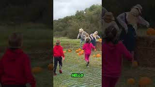 Meet the Pumpkin Patch Guardians at Hobbledown Heath 🎃🎃 [upl. by Aeriela]