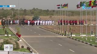 ARRIVAL PRESIDENT OF GUINEABISSAU AT BANJUL INTERNATIONAL AIRPORT [upl. by Ynnatirb]