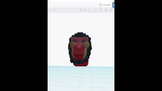 Designing a Paranthropus robustus in TinkerCad [upl. by Hasila]