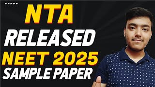 NEET 2025 SAMPLE PAPER RELEASED BY NTA nta neet2025exam ytvideo viralvideos viralvideo [upl. by Casaleggio]