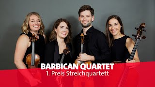 Barbican Quartet  1 Preis Streichquartett  Ludwig van Beethoven  ARDMusikwettbewerb 2022 [upl. by Shippee680]