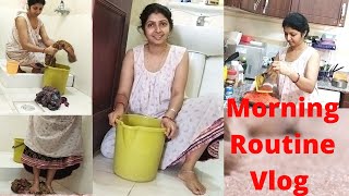 Indian Housewife Washing Vlog  My Daily Morning Routine  Desi Cleaning Vlog [upl. by Fortunato]