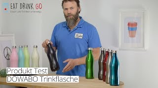 DOWABO Edelstahl Trinkflasche Iso 07 L [upl. by Schulein]