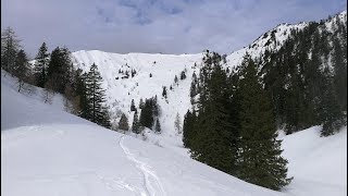 Skitour Hochfelln 1674m  Chiemgauer Alpen [upl. by Alliuqa]