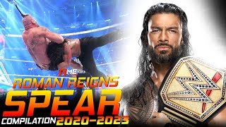 WWE ROMAN REIGNS  SPEAR COMPILATION 20202023  BY ACKNOWLEDGE ME [upl. by Yeslek]