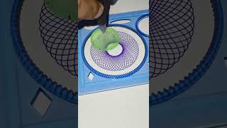 Spirograph drawing  spirograph drawing pattern satisfying shorts [upl. by Asha]