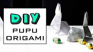 DIY PÄÄSIÄISKORISTE ORIGAMIPUPU [upl. by Ymaj]