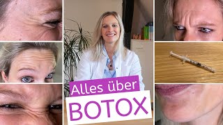 Alles über Botox  Faltenbehandlung  Migräne  Kopfschmerzen  Zähneknirschen  Schwitzen [upl. by Frederico]