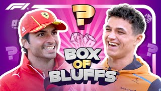 Look At Me I’m The Captain Now  Box Of BLUFFS  Featuring Carlos Sainz amp Lando Norris [upl. by Ratna860]