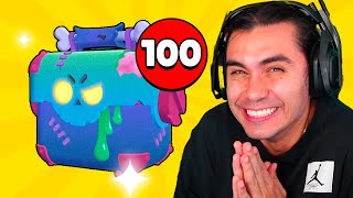 ABRINDO 100 DEAD BOXs no Brawl Stars [upl. by Faydra]