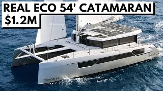 WINDELO 54 YACHTING CATAMARAN Electric Hydro Solar Silent Hybrid Performance Yacht Tour [upl. by Murdock]