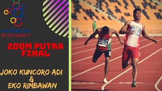 Final 200m Putra Atletik SEA Games 2019 Philippine [upl. by Haceber]