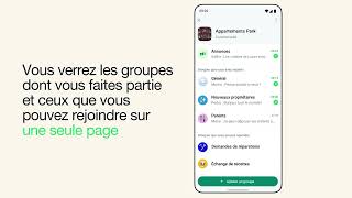 Comment accéder à vos groupes de communauté depuis l’onglet Discussions  WhatsApp [upl. by Eellac833]