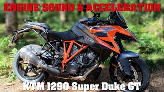 KTM 1290 Super Duke GT  Exhaust Sound amp acceleration [upl. by Ennirok]