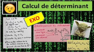 Déterminant  Exo  Calculs de déterminant [upl. by Llerruj534]