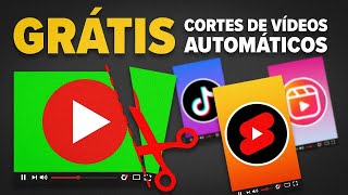 Como fazer Cortes de Podcast Automáticos e de Graça para Vídeos Canais Dark Shorts Reels e TikTok [upl. by Zeba]