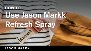 How to Use Jason Markk Refresh Spray [upl. by Freed]