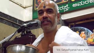 Day 1  Sadachara Smruti  Vid Satyadhyanacharya Katti [upl. by Liza]