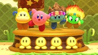 Kirby Star Allies DEMO  Full Walkthrough Grasslands  Cave amp Castle Stages [upl. by Sinegold998]