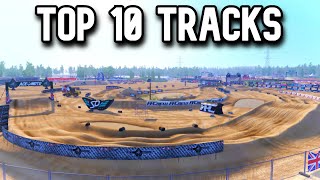 TOP 10 TRACKS OF 2023 IN MX BIKES [upl. by Reamy700]