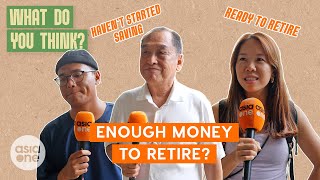 Are Singaporeans prepared for retirement  What Do You Think [upl. by Quinta]