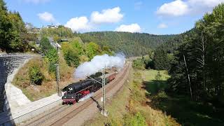 01 1519 6 auf der Frankenwaldrampe bei Lauenstein [upl. by Vipul814]