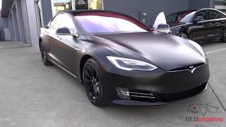 Tesla Model S  XPEL Stealth Wrap CQuartz Finest Reserve  OCDetailing® [upl. by Rochkind802]