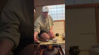 where to drink matcha from a 900 year old store kyoto japan matcha teaceremony tea traveltips [upl. by Lahsiv]