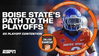 Who could make the CFP Group of Five spot OVER Boise State 🤔  College GameDay Podcast [upl. by Eirlav]