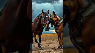 When Horse Meets Hound The Ultimate Hybrid Battle aidog animals hybridanimals dog [upl. by Irek689]