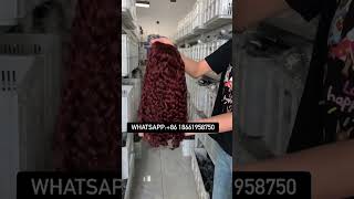 7x7 curly closure wig for shippingwhatsapp 86 18661958750 [upl. by Eemyaj]