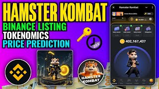 Hamster Kombat Binance Listing Update  Hamster Kombat Tokenomics  Hamster Kombat Price Prediction [upl. by Amargo230]