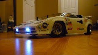 TT01 Drift Tamiya Lamborghini Countach [upl. by Jona]