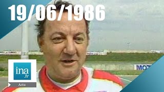 20h Antenne 2 du 19 juin 1986  Mort de Coluche  Archive INA [upl. by Pressman]