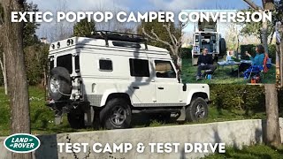 DEFENDER 24 PUMA EXTEC POPTOP CAMPER FULL REVIEW landroverdefender camper overlanding [upl. by Anoirb211]