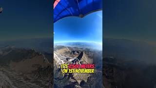 Dent de crolles on 1st November onmy hang glider What a day hanggliding paragliding [upl. by Cecile]