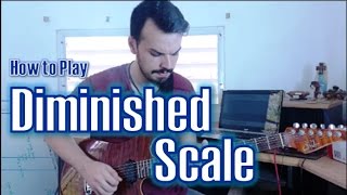 Diminished Scale  How to Play Outside Jazz Rock Fusion 4 [upl. by Annawak927]