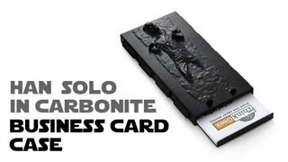 Han Solo in Carbonite Business Card Case from ThinkGeek [upl. by Nay695]