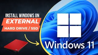 Install Windows on External Hard Drive or SSD [upl. by Eeraj]