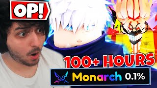 I Spent 100 HOURS Becoming OVERPOWERED in Roblox Anime Royale [upl. by Yrakcaz547]