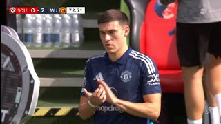 Manuel Ugarte Manchester United DEBUT [upl. by Letsirk468]