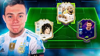 EL DREAM TEAM de KUN AGUERO en FIFA 22 [upl. by Yliram]