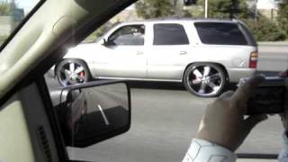 Tahoe SLAMMED floatin on 26sNOT Spinners Wilwood Brakes [upl. by Risay]