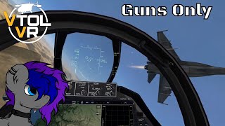 VTOL VR  Tense Guns Only Battle with an Enemy [upl. by Airaet990]