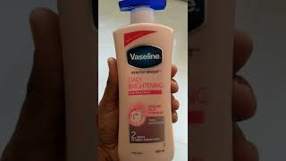 Vaseline HEALTHY BRIGHT Daily Brightening Even tone Lotion 400ml India [upl. by Notterb]